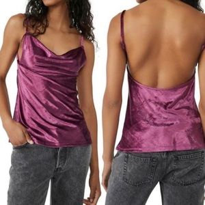 #63. Free People NWT All Night velvet Tunic